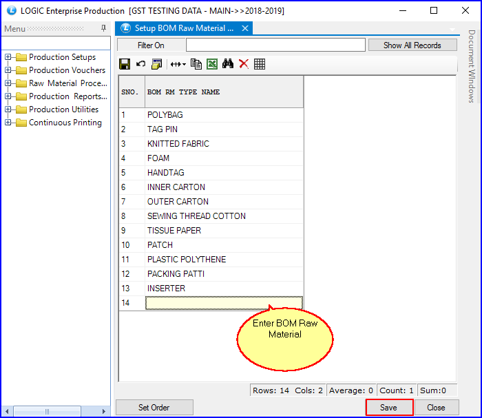 Setup BOM Raw Material Types-1